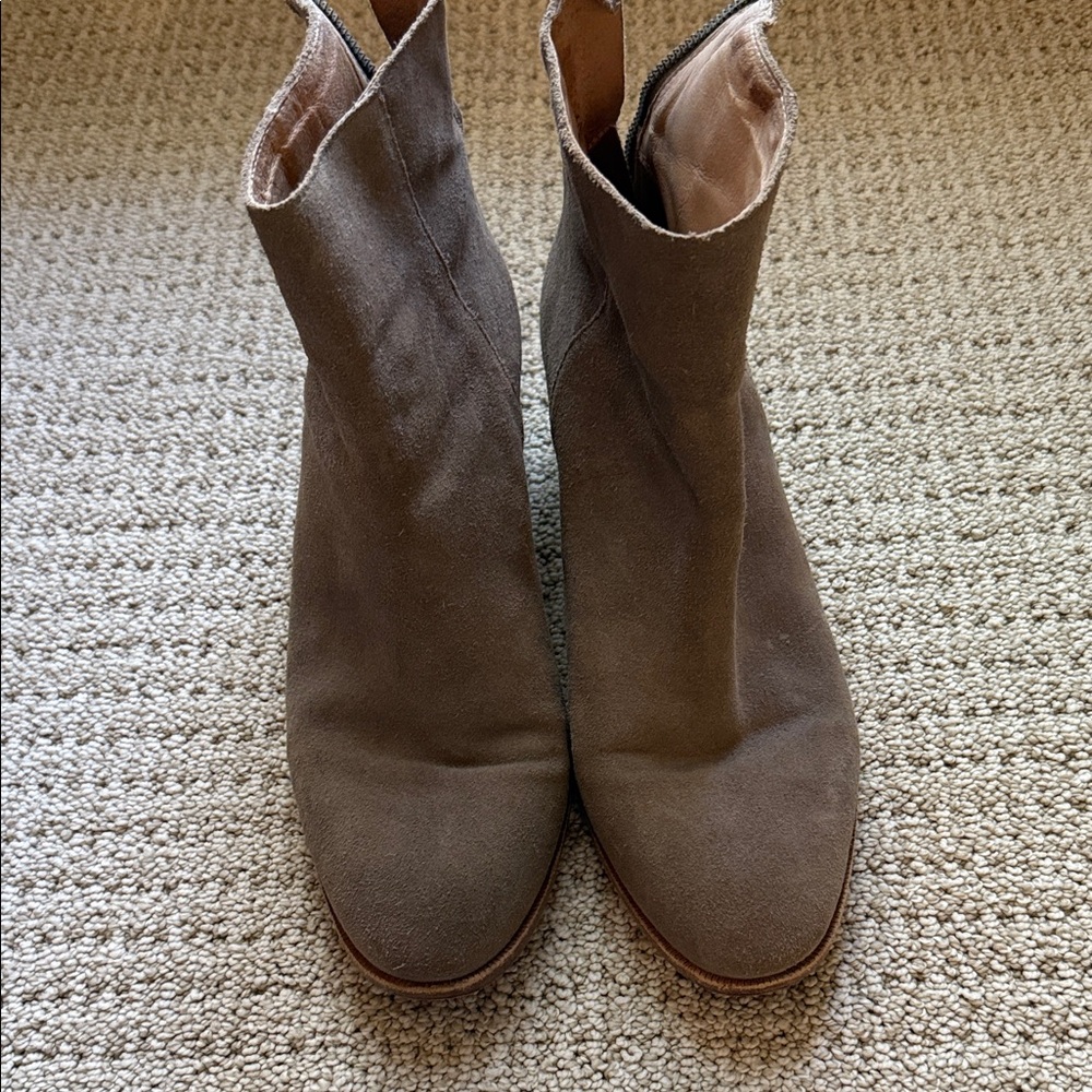 Madewell Brown Ankle Booties